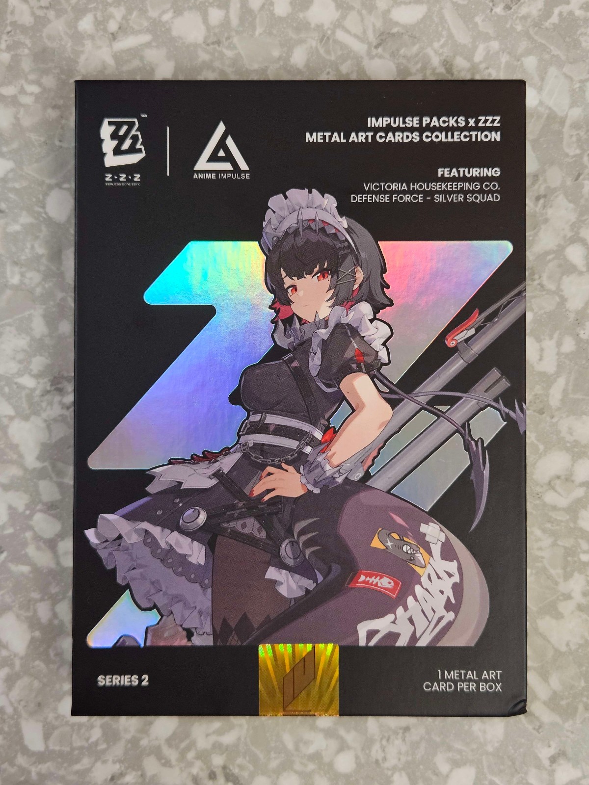 Zenless Zone Zero GOLD Ellen Joe Metal Card LIMITED EDITION Anime Impulse ZZZ