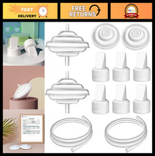 Breast Pump Parts for Spectra S1 S2 9 Plus - Duckbill Valves, Tubes Backflow P