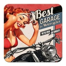 Dessous de plat /Dessous de verre métal et liège BEST GARAGE