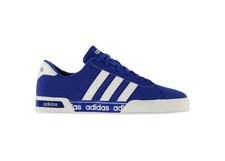 Size UK 7.5 - adidas Daily Vulc Mono Blue Vintage Trainers Shoes Sneakers