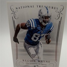 Panini National Treasures Reggie Wayne #46 Colts 24/99 Serial Numbered