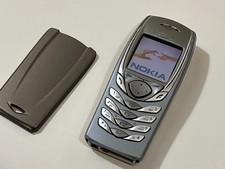 Nokia 6100 Blue color Gsm Vintage Mobile Phone No battery