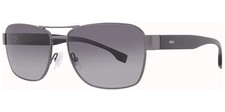 Hugo Boss Polarized Navigator Sunglasses w/ Gradient Lens - BOSS1441OS-0ANS-WJ