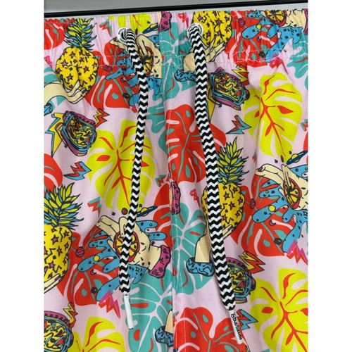 "NWT" Boardies Men's Midi Swim Shorts Tropical Pineapple & Hand Graphic Print- M - 第 8/10 張圖片