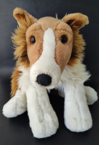 Rare/HTF Large 26” Animal Alley Collie Plush Dog Super Soft and Floppy!