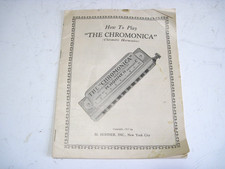 1927 How To Play The CHROMONICA Harmonica M. Hohner Instruction Book