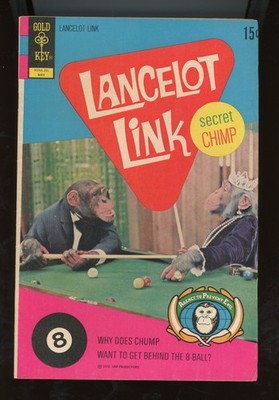 Lancelot Link Secret Chimp #8 1973 Gold Key Whitman Comic Book