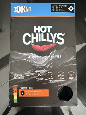 Hot Chillys Women's Top Performance Base Layer, XS Gray