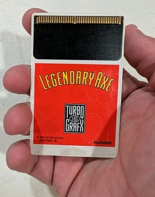 LEGENDARY AXE (TurboGrafx-16 HuCard, TG16) Authentic Tested Works