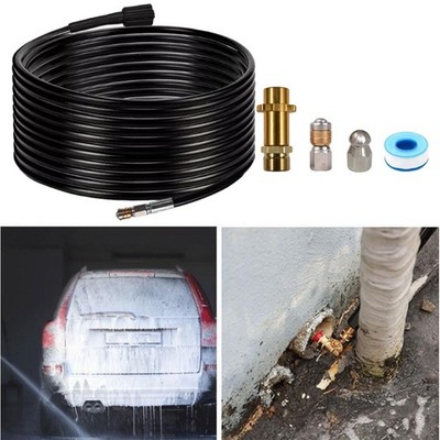 Karcher-Compatible Drain for Cleaning Hose Kit with M22 Stainless Steel Tube