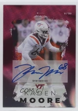 2024 Onit Athlete Virginia Tech Hokies Signature Series /130 Kaden Moore Auto