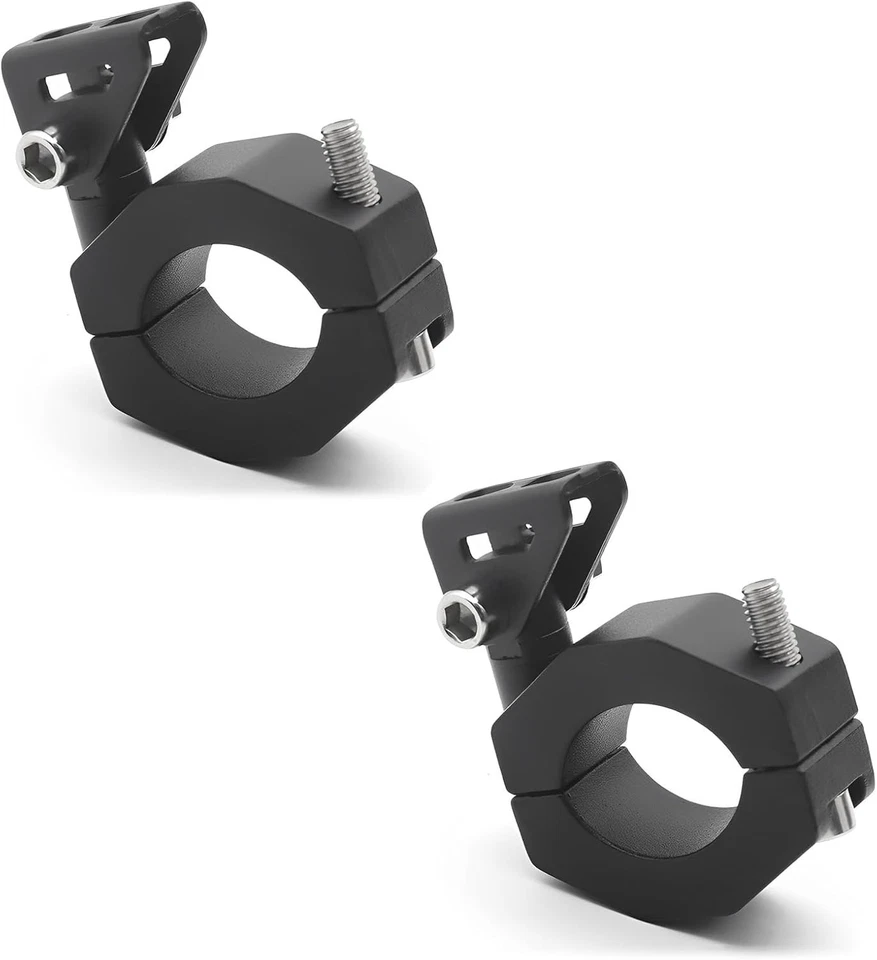 Motorcycle & ATV Fog Light Mounts - 360° Adjustability, Easy Installation, 2PCS - Image 3 of 4