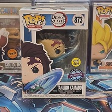 Funko Pop! GITD Exclusive Figure Tanjiro Kamado w/Dragon Demon Slayer