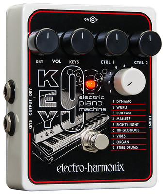 EHX Electro-Harmonix KEY9 Electric Piano Machine Effects Pedal, Brand New !
