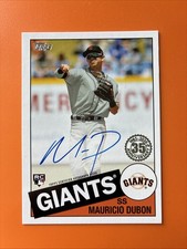 2020 Topps - 1985 Topps Baseball Autographs Series 2 Mauricio Dubon #85A-MD (AU,