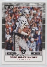 2017 Panini Playoff Red Zone Fred Biletnikoff #164 HOF xm0