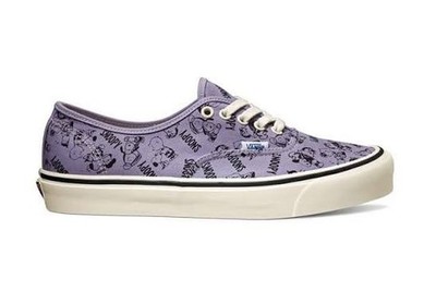 Peanuts Vault Vans Snoopy And Gang Sneakers Lavender Mens 10.5 Canvas Authentic