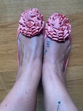 Gianna Melian Ballerina Gr. 37,5 Pink gerne getragen, für  Sammler & Liebhaber