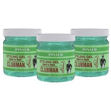 Men's Extra Hold Styling Gel, Hard to Hold, 16 Fl Oz - 3 Pack, Strong Control