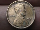1911 S Lincoln Cent Wheat Penny- San Francisco, Fine/VF Details