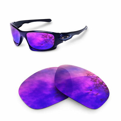 neue polare polarisierte Ersatzgläser für Oakley Ten X lila Spiegelfarbe