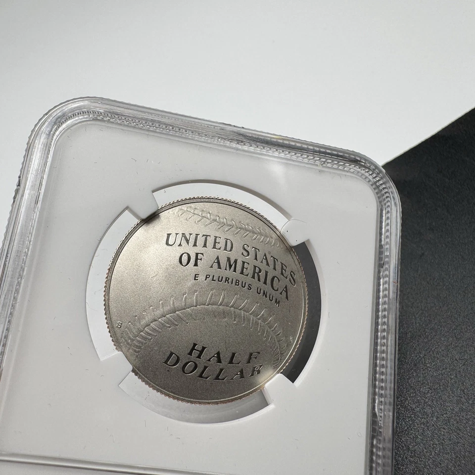 2014-S Baseball Hall of Fame Modern Commemorative Half 50C PF 69 Ultra Cameo NGC - Image 4 of 4