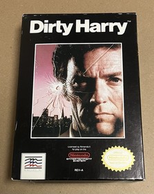 DIRTY HARRY Game cartridge complete with Box, Manual Nintendo NES