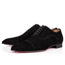 Men Handmade Black Real Suede Leather Cap Toe Dress Office Formal Lace Up Shoes