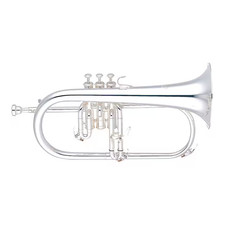 YAMAHA YFH-631GS Flugel Horn Flugelhorn Silver Plate Tracking New