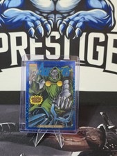 2024 Marvel Masterpieces ‘92 Platinum #26-V Doctor Doom - Blue Traxx VC