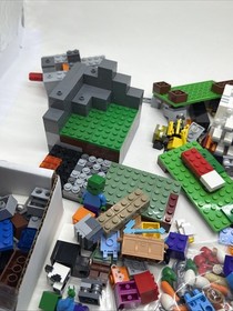 LEGO Minecraft Set Lot The Nether Portal (21143) 100% Complete 21123 21140 Extra