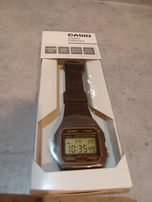 Casio F-91WG-9QJH Gold LCD Digital Watch Japan