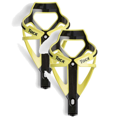 Pack of 2 Tacx Deva Water Bottle Cage - Yellow