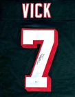 🔥 Michael Vick Signed Black Jersey w/Beckett COA  Atlanta Falcons