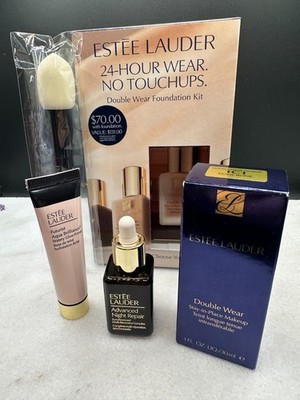 ESTÉE LAUDER Double Wear Stay In Place 1C1 COOL BONE W/3pce Gift Box  $130 Value