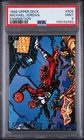 1992 Upper Deck MICHAEL JORDAN Fanimation Agent 23 PSA 9 Card #506