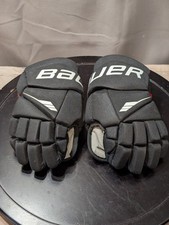 Bauer Lil' Sport Junior 11" Hockey Gloves Great Shape View Photos