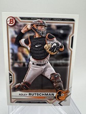 Adley Rutschman Rookie Card 2021 Bowman Draft # BD-31. rookie card picture
