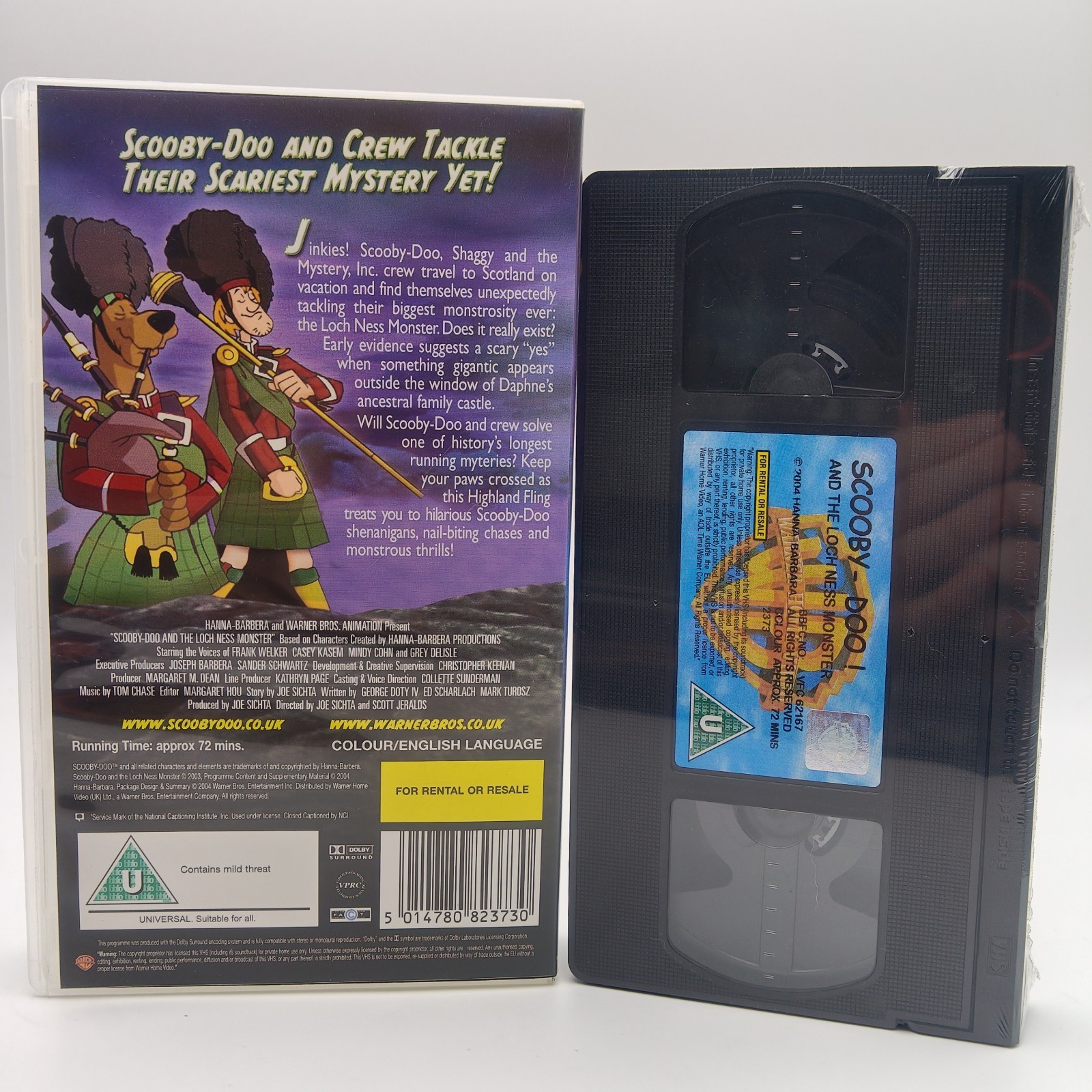 Scooby Doo And The Loch Ness Monsters VHS New Factory Sealed Cartoon Network WB image 2