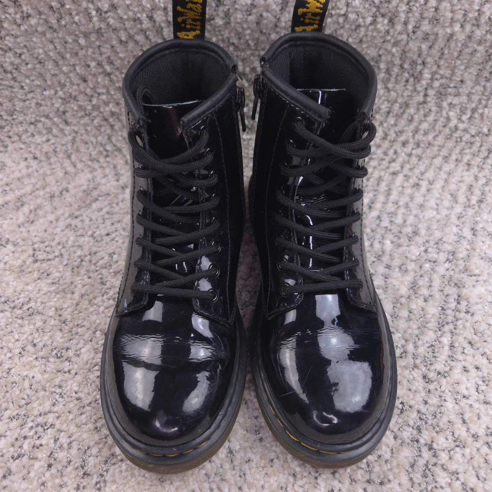 Botas Dr. Martens Niños Talla 2 Charol Cremallera Doc Docs Niñas Niños Brillantes 1460 Foto 3 de 4
