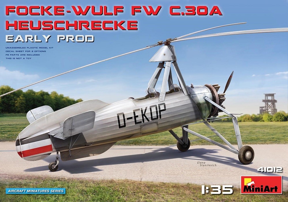 Miniart 41012 - 1:35 Focke-Wulf Fw C.30A Grasshopper Early Prod. - New