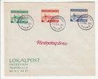 Sweden 'FDC' Lokalpost / 15 MRS 1945 / Malmo