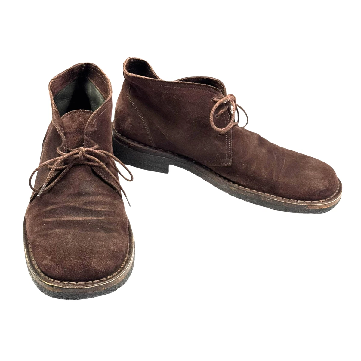 Bottega Veneta Chukkah Suede Boots Italy Brown Men Size 8 US  display picture 1