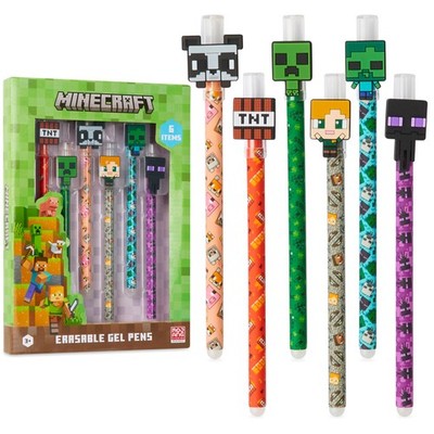 Set 6 Penne Cancellabili 0,5 Mm Con Tema Capybara – Impugnatura In Gel, Colorate E Divertenti Per Scuola E Ufficio