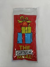 2025 McDonald's Christmas Grinch Meal Socks New in Sealed Package