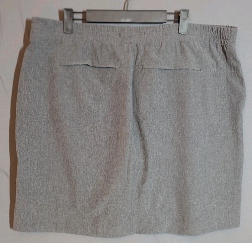 Lee Active Performance Tennis Skort Size 18 Gray Stretch Cooling New w/Tags - Picture 7 of 10