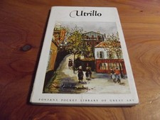 S/C BOOK UTRILLO (MAURICE UTRILLO) ALFRED WERNER 1955  GREAT  ** MUST SEE ***