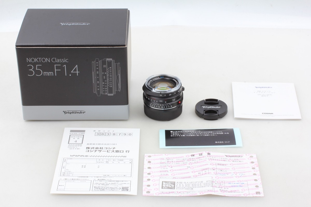 Brand New ] Voigtlander NOKTON classic 35mm F1.4 II SC VM