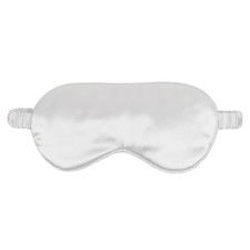 1 Pcs Silk Sleep Mask, Soft Eye Mask with Elastic 1 Count Pack of 1 , White