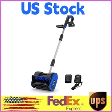 Cordless Snow Shovel,12"Electric Snow Blower 20v,4 Ah Battery Brushless Motor,